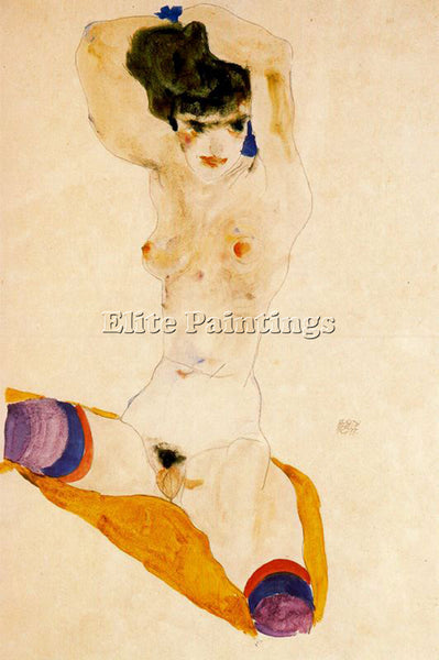 EGON SCHIELE SCHIE48 ARTIST PAINTING REPRODUCTION HANDMADE OIL CANVAS REPRO WALL