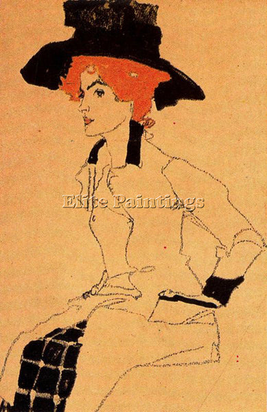 EGON SCHIELE SCHIE51 ARTIST PAINTING REPRODUCTION HANDMADE OIL CANVAS REPRO WALL