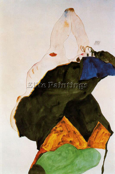EGON SCHIELE SCHIE64 ARTIST PAINTING REPRODUCTION HANDMADE OIL CANVAS REPRO WALL