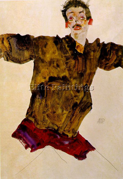 EGON SCHIELE SCHIE65 ARTIST PAINTING REPRODUCTION HANDMADE OIL CANVAS REPRO WALL
