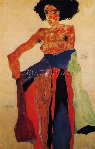 EGON SCHIELE SCHIE67 ARTIST PAINTING REPRODUCTION HANDMADE OIL CANVAS REPRO WALL