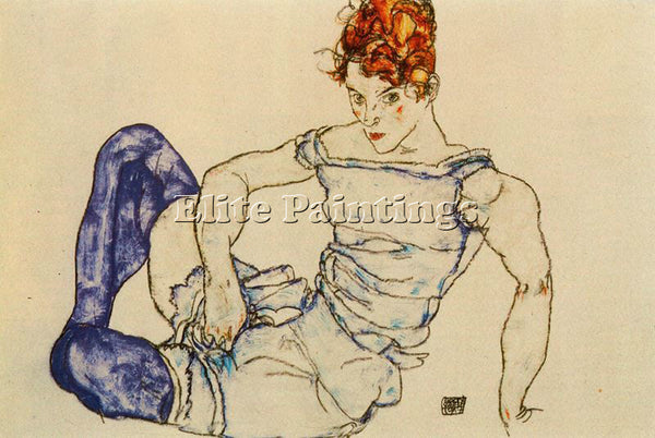 EGON SCHIELE SCHIE75 ARTIST PAINTING REPRODUCTION HANDMADE OIL CANVAS REPRO WALL
