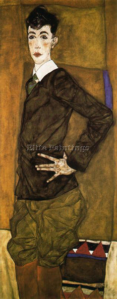 EGON SCHIELE SCHIE83 ARTIST PAINTING REPRODUCTION HANDMADE OIL CANVAS REPRO WALL