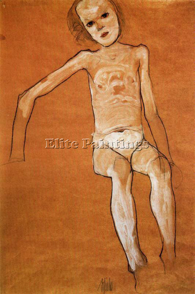 EGON SCHIELE SCHIE91 ARTIST PAINTING REPRODUCTION HANDMADE OIL CANVAS REPRO WALL