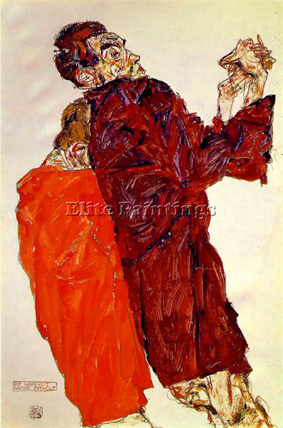 EGON SCHIELE SCHIE94 ARTIST PAINTING REPRODUCTION HANDMADE OIL CANVAS REPRO WALL