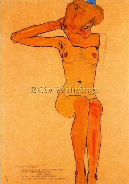 EGON SCHIELE SCHIE99 ARTIST PAINTING REPRODUCTION HANDMADE OIL CANVAS REPRO WALL