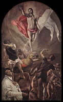 EL GRECO RESURRECTION 1577 9 ARTIST PAINTING REPRODUCTION HANDMADE CANVAS REPRO