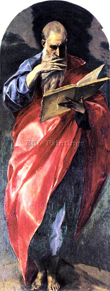 GREEK EL GRECO ST JOHN THE EVANGELIST 1579 ARTIST PAINTING REPRODUCTION HANDMADE