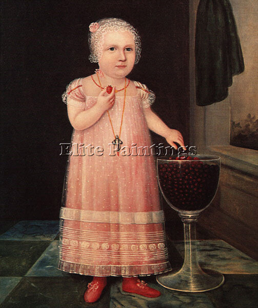 AMERICAN EMMA VAN NAME 1795 ARTIST PAINTING REPRODUCTION HANDMADE OIL CANVAS ART - Oil Paintings Gallery Repro