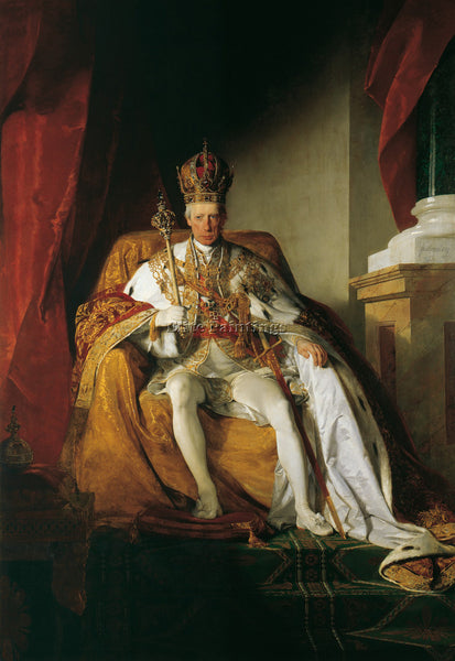 FRIEDRICH VON AMERLING EMPEROR FRANZ II OF AUSTRIA ARTIST PAINTING REPRODUCTION