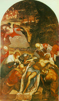 JACOPO ROBUSTI TINTORETTO ENTOMBMENT ARTIST PAINTING REPRODUCTION HANDMADE OIL