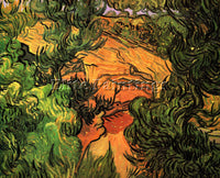VAN GOGH ENTRANCE TO A QUARRY ARTIST PAINTING REPRODUCTION HANDMADE CANVAS REPRO