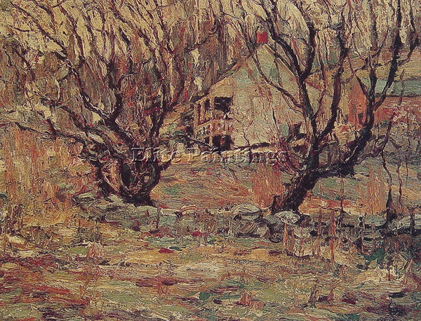 ERNEST LAWSON UNKNOWN ARTIST PAINTING REPRODUCTION HANDMADE OIL CANVAS REPRO ART