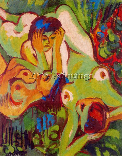 ERNST LUDWIG KIRCHNER KIRCH4 ARTIST PAINTING REPRODUCTION HANDMADE CANVAS REPRO