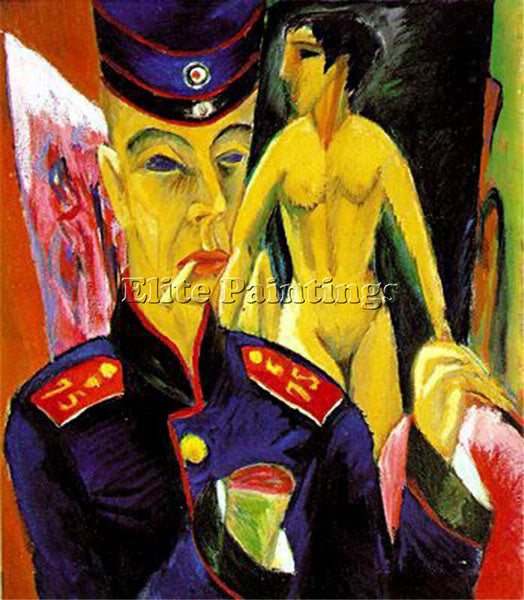 ERNST LUDWIG KIRCHNER KIRCH6 ARTIST PAINTING REPRODUCTION HANDMADE CANVAS REPRO