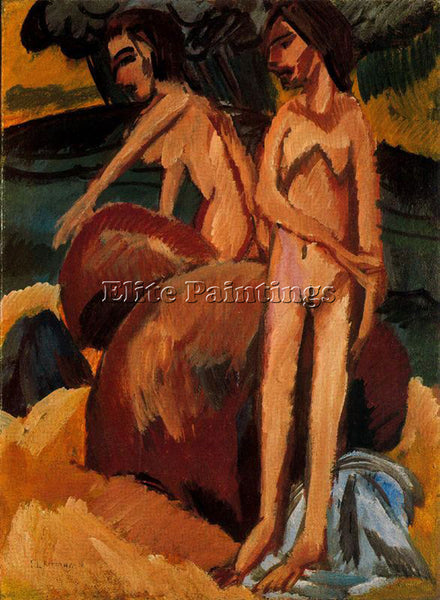 ERNST LUDWIG KIRCHNER KIRCH9 ARTIST PAINTING REPRODUCTION HANDMADE CANVAS REPRO
