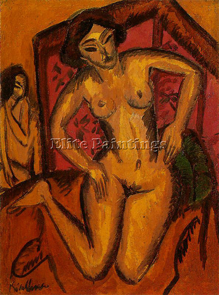 ERNST LUDWIG KIRCHNER KIRCH12 ARTIST PAINTING REPRODUCTION HANDMADE CANVAS REPRO