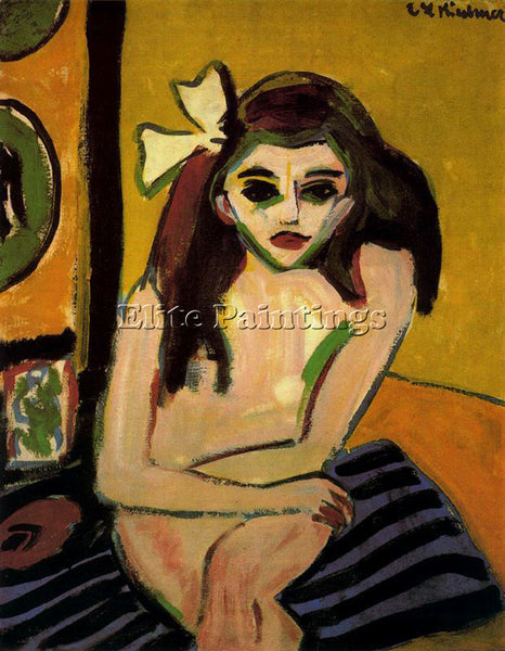 ERNST LUDWIG KIRCHNER KIRCH17 ARTIST PAINTING REPRODUCTION HANDMADE CANVAS REPRO