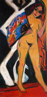ERNST LUDWIG KIRCHNER KIRCH19 ARTIST PAINTING REPRODUCTION HANDMADE CANVAS REPRO