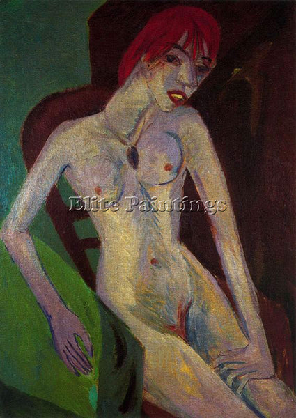 ERNST LUDWIG KIRCHNER KIRCH27 ARTIST PAINTING REPRODUCTION HANDMADE CANVAS REPRO