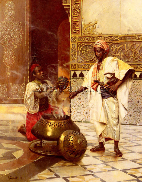 RUDOLF ERNST IN THE ALHAMBRA ARTIST PAINTING REPRODUCTION HANDMADE CANVAS REPRO