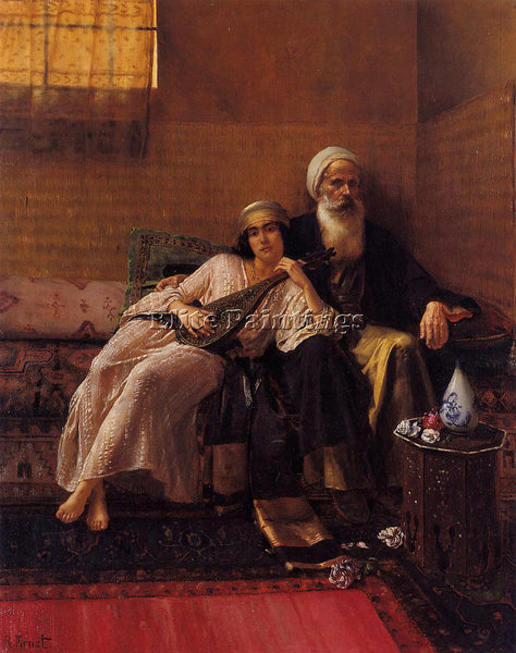 RUDOLF ERNST THE MUSICIAN ARTIST PAINTING REPRODUCTION HANDMADE OIL CANVAS REPRO