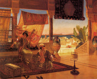 RUDOLF ERNST THE TERRACE ARTIST PAINTING REPRODUCTION HANDMADE CANVAS REPRO WALL