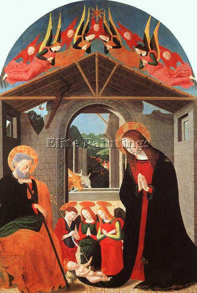 ITALIAN ESIGUO MAESTRO ITALIAN 1400S ARTIST PAINTING REPRODUCTION HANDMADE OIL