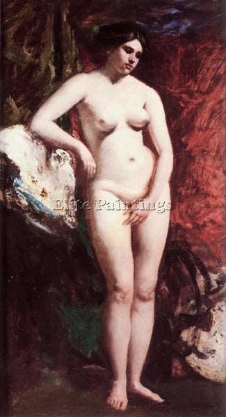 WILLIAM ETTY ETTY STANDING NUDE ARTIST PAINTING REPRODUCTION HANDMADE OIL CANVAS