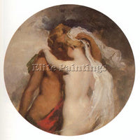 WILLIAM ETTY NYMPH AND SATYR ARTIST PAINTING REPRODUCTION HANDMADE CANVAS REPRO