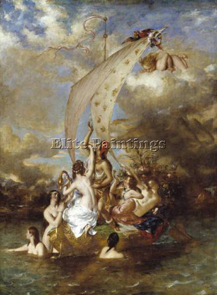 WILLIAM ETTY YOUTH AT THE PROW PLEASURE AT THE HELM ARTIST PAINTING REPRODUCTION