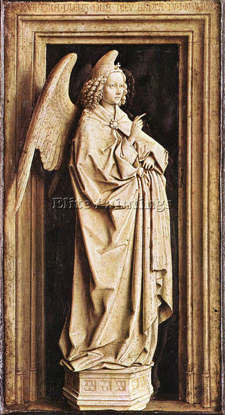 JAN VAN EYCK ANNUNCIATION 1 ARTIST PAINTING REPRODUCTION HANDMADE OIL CANVAS ART