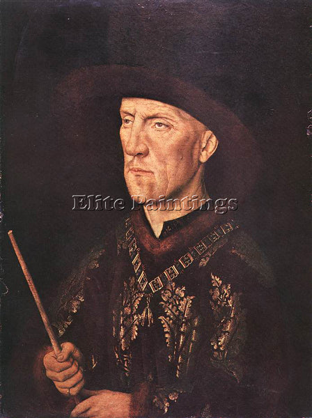 JAN VAN EYCK PORTRAIT OF BAUDOUIN DE LANNOY ARTIST PAINTING HANDMADE OIL CANVAS