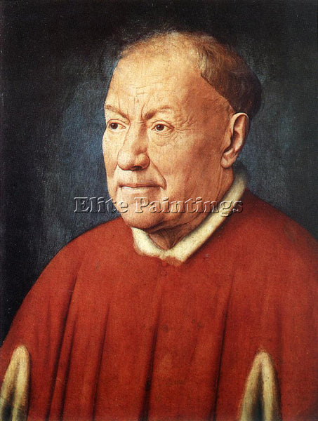 JAN VAN EYCK PORTRAIT OF CARDINAL NICCOLO ALBERGATI ARTIST PAINTING REPRODUCTION