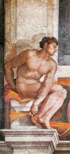 MICHELANGELO EZEKIAL ARTIST PAINTING REPRODUCTION HANDMADE OIL CANVAS REPRO WALL