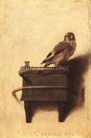 CARE FABRITIUS THE GOLDFINCH ARTIST PAINTING REPRODUCTION HANDMADE CANVAS REPRO