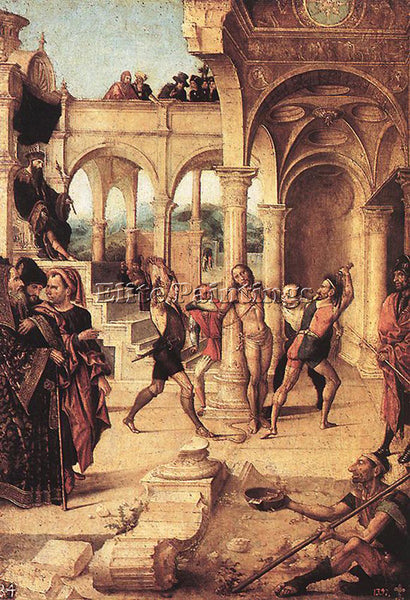SPANISH FERNANDEZ ALEJO THE SCOURGING OF CHRIST ARTIST PAINTING REPRODUCTION OIL