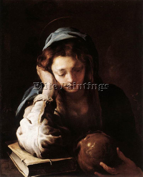 DOMENICO FETI THE REPENTANT ST MARY MAGDALENE ARTIST PAINTING REPRODUCTION OIL