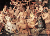 BELGIAN FLORIS FRANS BANQUET OF THE GODS ARTIST PAINTING REPRODUCTION HANDMADE