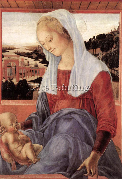 FRANCESCO DI GIORGIO MARTINI MADONNA AND CHILD 1472 ARTIST PAINTING REPRODUCTION