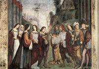 FRANCESCO FRANCIA THE MARRIAGE OF ST CECILY ARTIST PAINTING HANDMADE OIL CANVAS