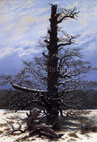 CASPAR DAVID FRIEDRICH THE OAKTREE IN THE SNOW ARTIST PAINTING REPRODUCTION OIL