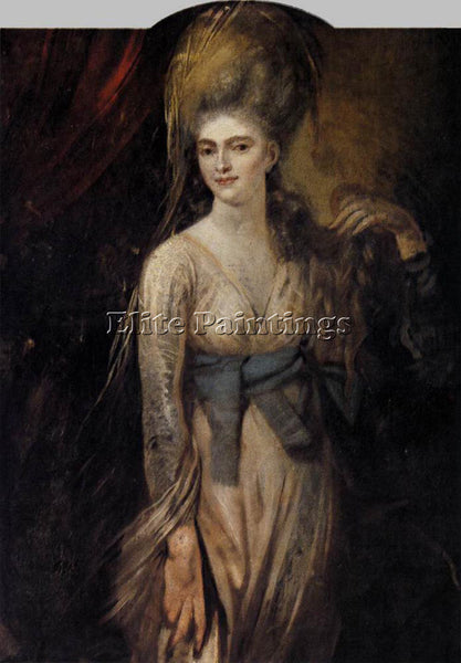 HENRY FUSELI PORTRAIT OF A YOUNG WOMAN ARTIST PAINTING REPRODUCTION HANDMADE OIL