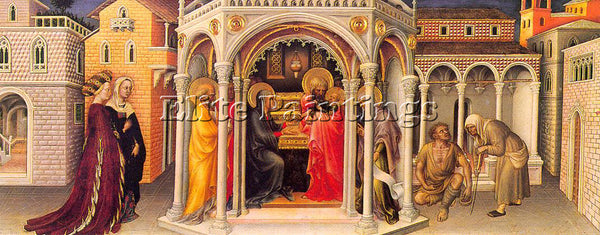 ITALIAN FABRIANO GENTILE DA ITALIAN 1370 1427 3 ARTIST PAINTING REPRODUCTION OIL
