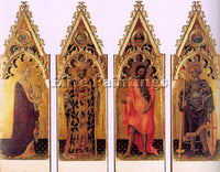 ITALIAN FABRIANO GENTILE DA ITALIAN 1370 1427 4 ARTIST PAINTING REPRODUCTION OIL