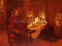 BRITISH FAED JOHN THE CONVALESCENT ARTIST PAINTING REPRODUCTION HANDMADE OIL ART