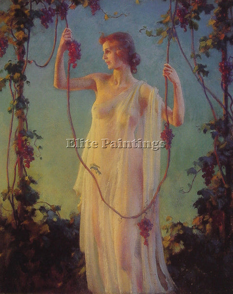 CHARLES COURTNEY CURRAN FALL SUNSHINE ARTIST PAINTING REPRODUCTION HANDMADE OIL