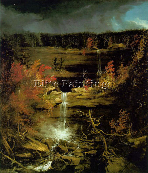 THOMAS COLE FALLS OF KAATERSKILL ATC ARTIST PAINTING REPRODUCTION HANDMADE OIL