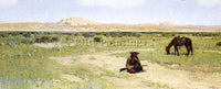HENRY FARNY A REST IN THE DESERT ARTIST PAINTING REPRODUCTION HANDMADE OIL REPRO