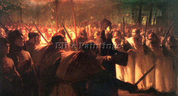 ITALIAN FAUSTO ZONARO THE 10TH OF MUHARRAM ARTIST PAINTING REPRODUCTION HANDMADE